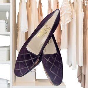 Salvatore Ferragamo Small Heeled Loafers, Size 9